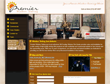 Tablet Screenshot of premierwindowtinting.com